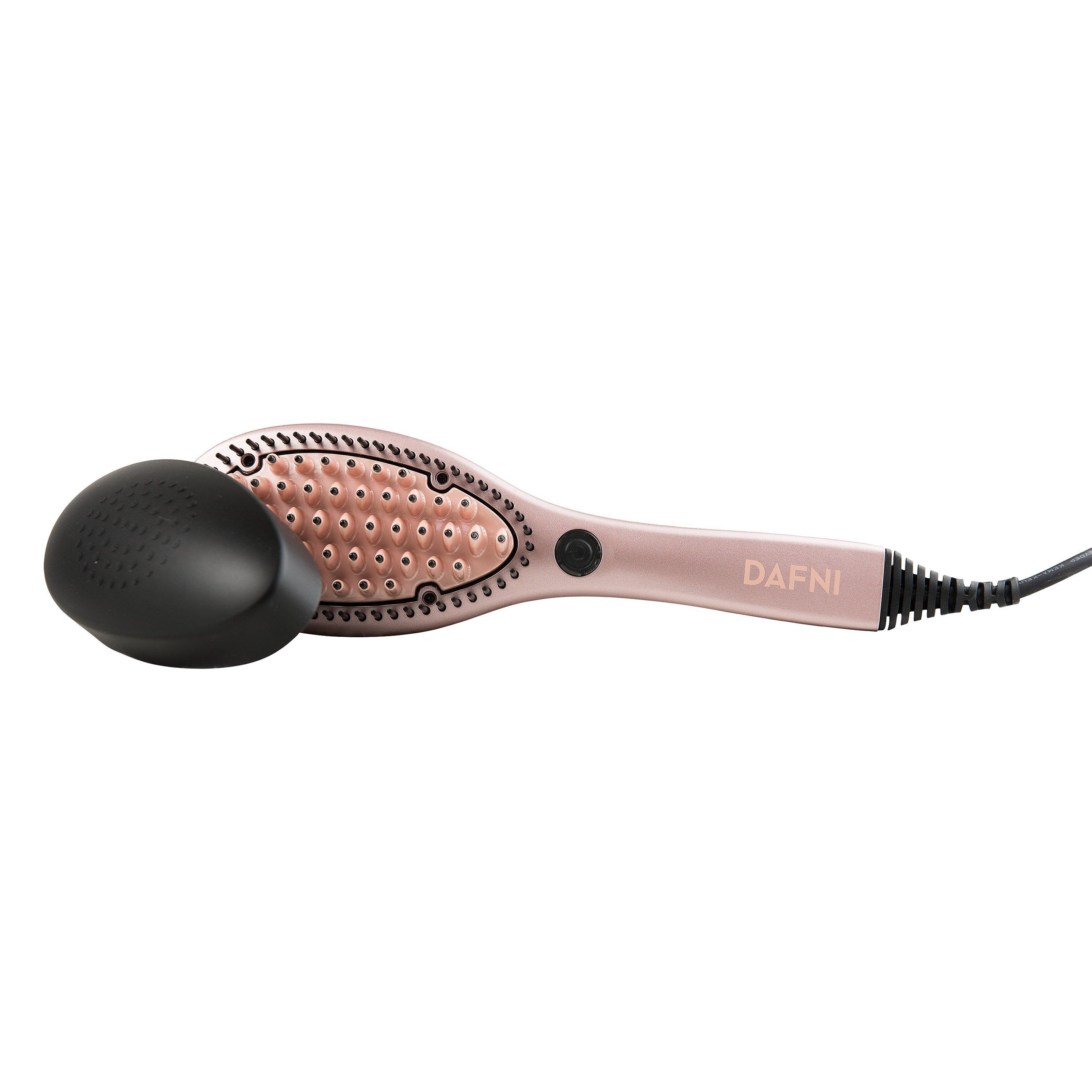 DAFNI Limited Edition Hair Straightening Brush, Rose Gold