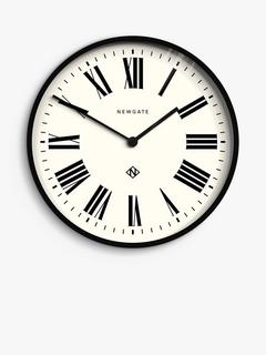 Newgate Clocks Italian Roman Numeral Wall Clock, 53cm, Black