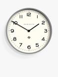 Newgate Clocks Echo Number 1 Analogue Wall Clock, 53cm, Grey