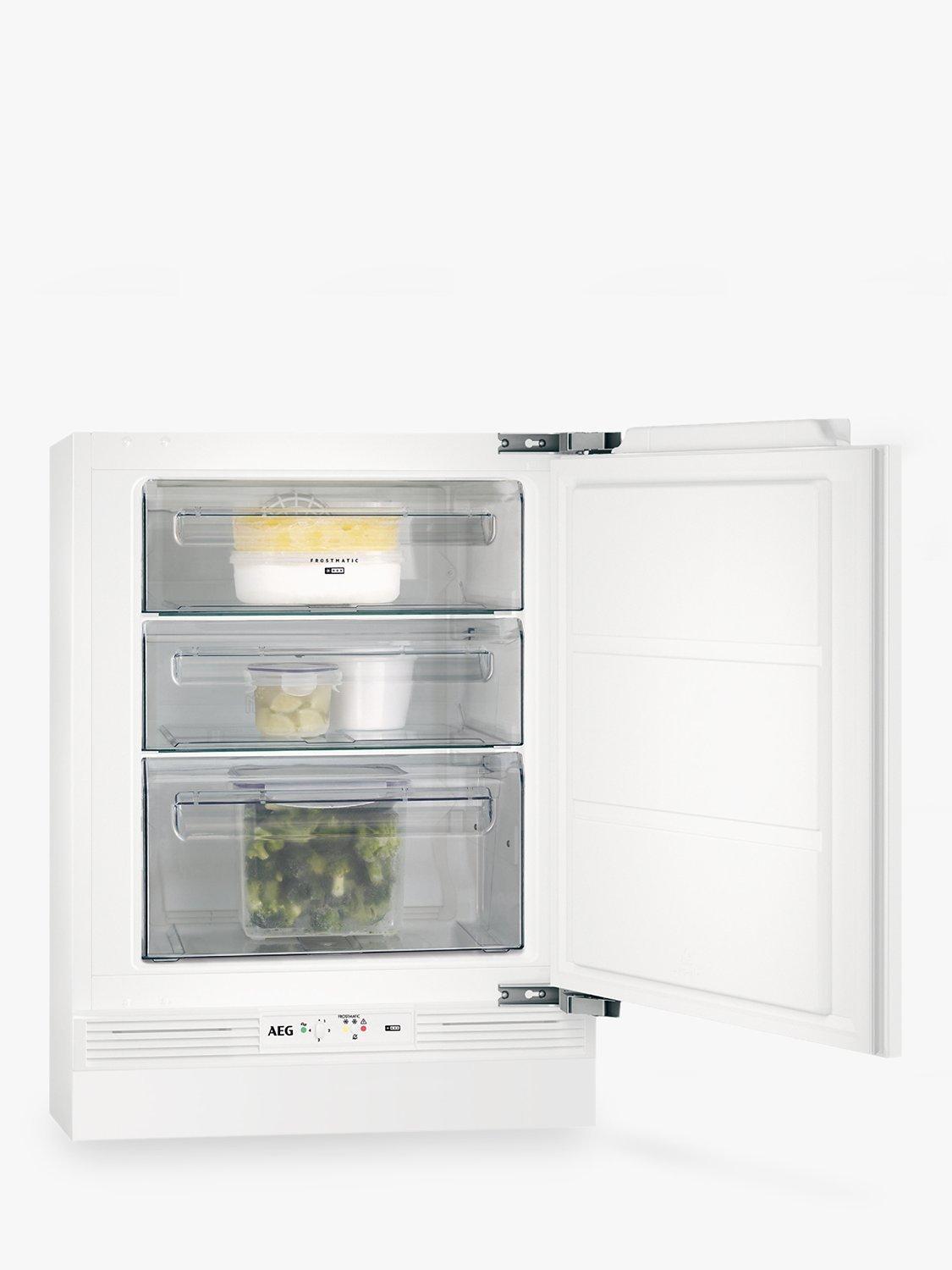 AEG ABE6821VNF Integrated Undercounter Freezer, A+ Energy Rating, 60cm Wide, White