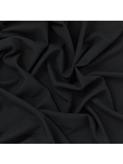 John Louden Stretch Suiting Fabric - view 2, Black