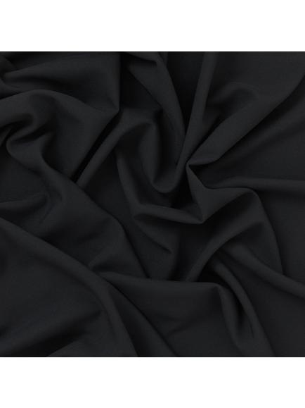 John Louden Stretch Suiting Fabric - view 2, Black