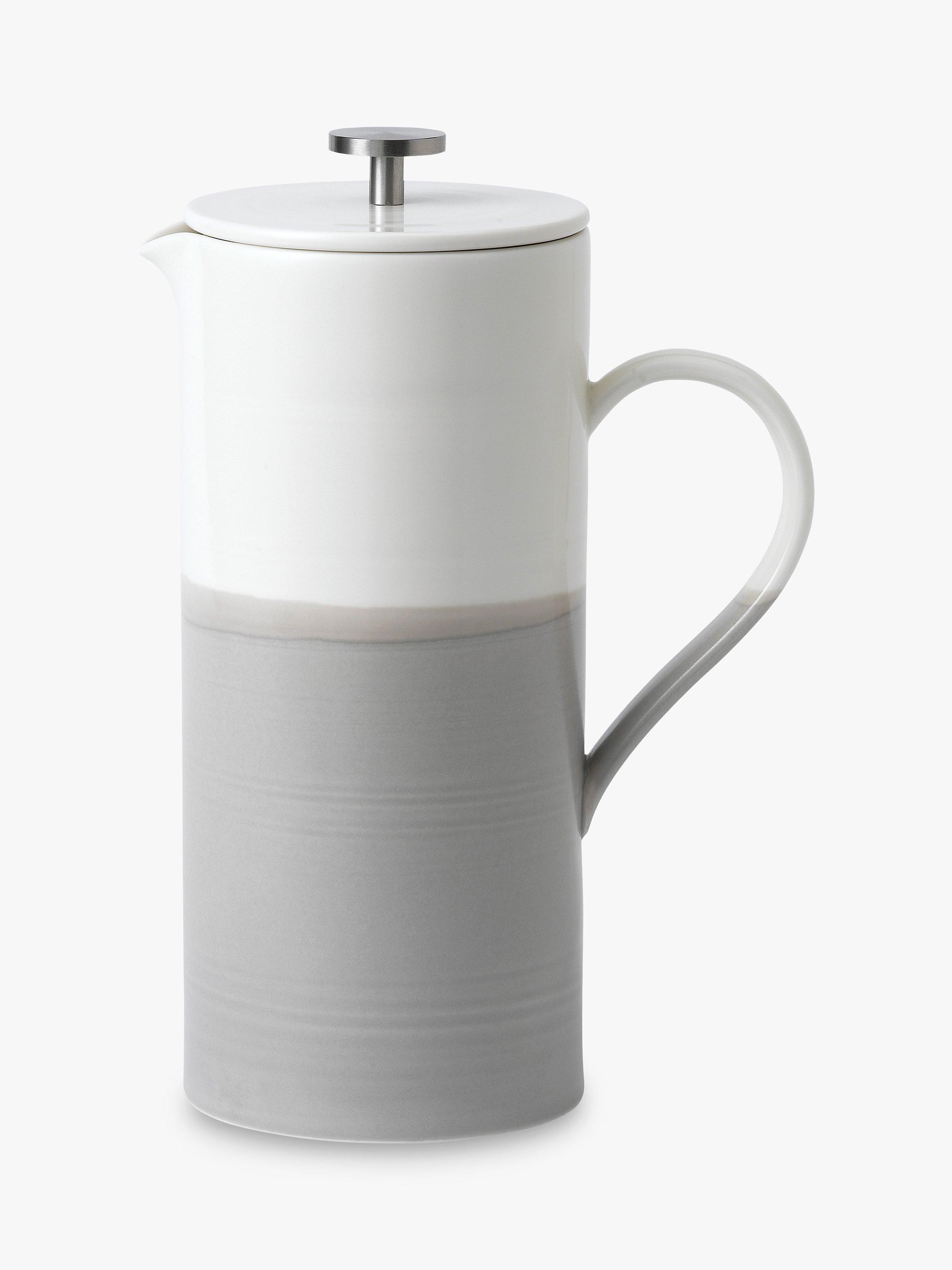 Royal Doulton Coffee Studio French Press Cafetiere, White/Multi, 1.6L