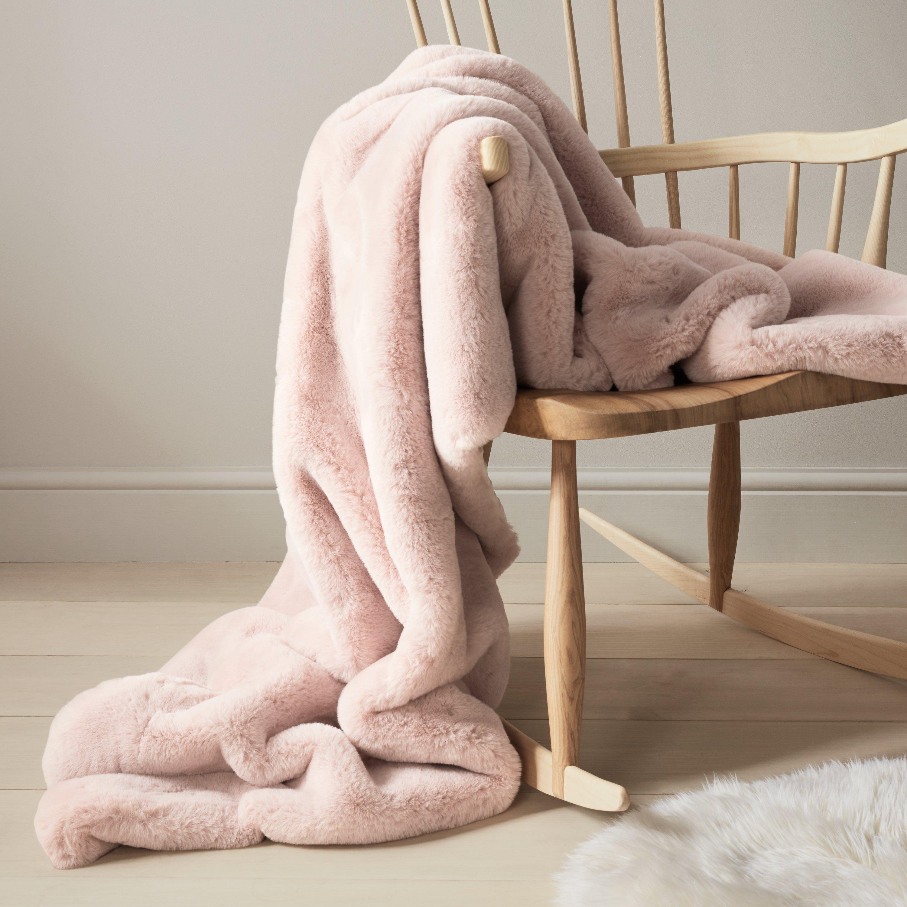 John lewis pink throw sale