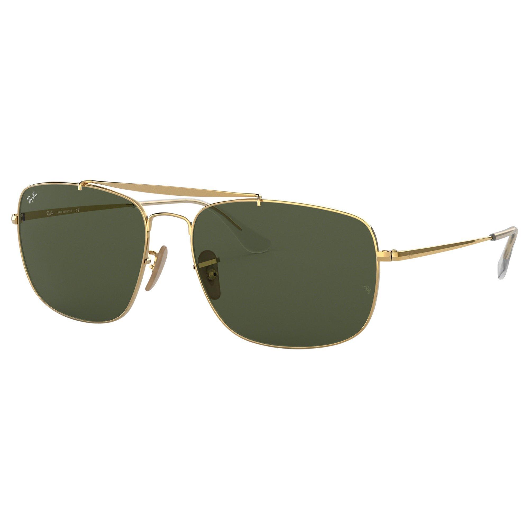 Ray-Ban RB3560 Men's The Colonel Square Sunglasses, Gold