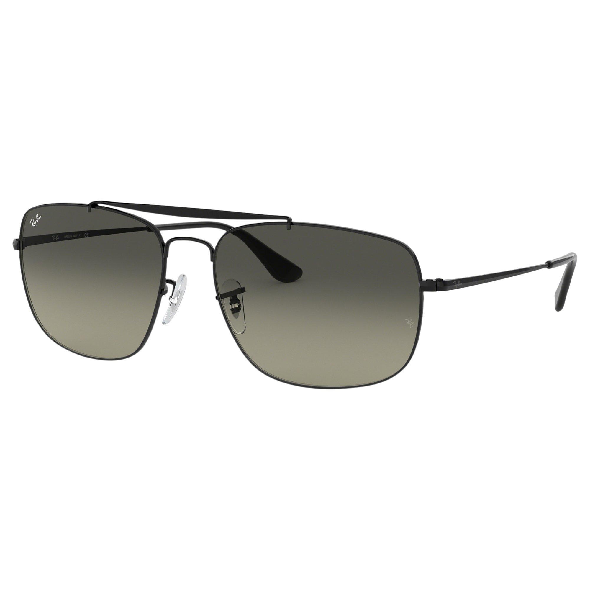 Ray-Ban RB3560 Men's The Colonel Square Sunglasses, Black