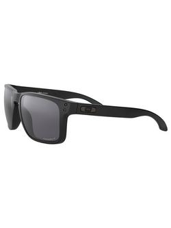 Oakley OO9417 Men's Holbrook XL Prizm Polarised Square Sunglasses - view 2, Black/Grey