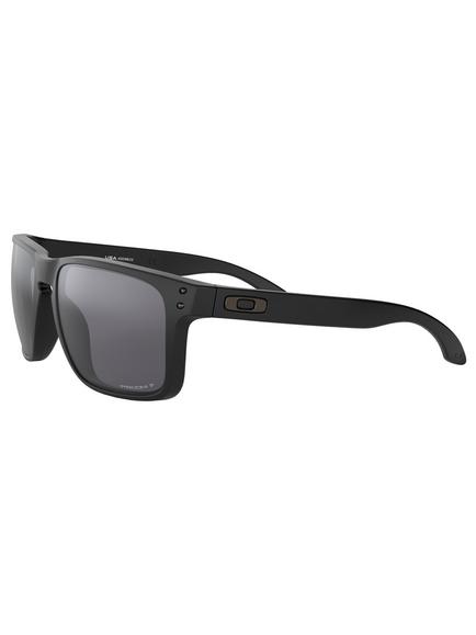 Oakley OO9417 Men's Holbrook XL Prizm Polarised Square Sunglasses - view 2, Black/Grey