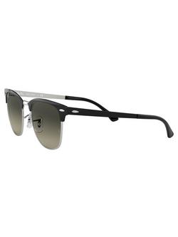 Ray-Ban RB3716 Unisex Square Sunglasses - view 2, Black/Green Gradient