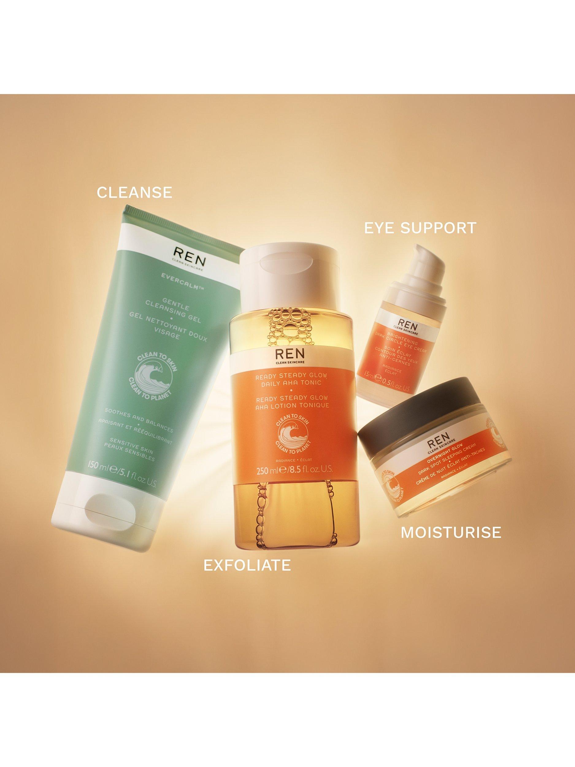 Product image 5 of 9, which shows REN Clean Skincare Ready Steady Glow Daily AHA Tonic, 250ml