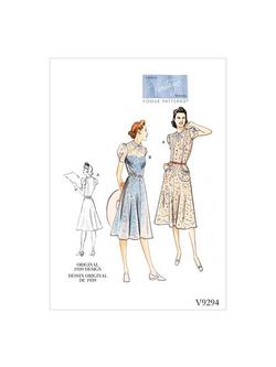 Vogue Women's Dress Sewing Pattern, 9294, 