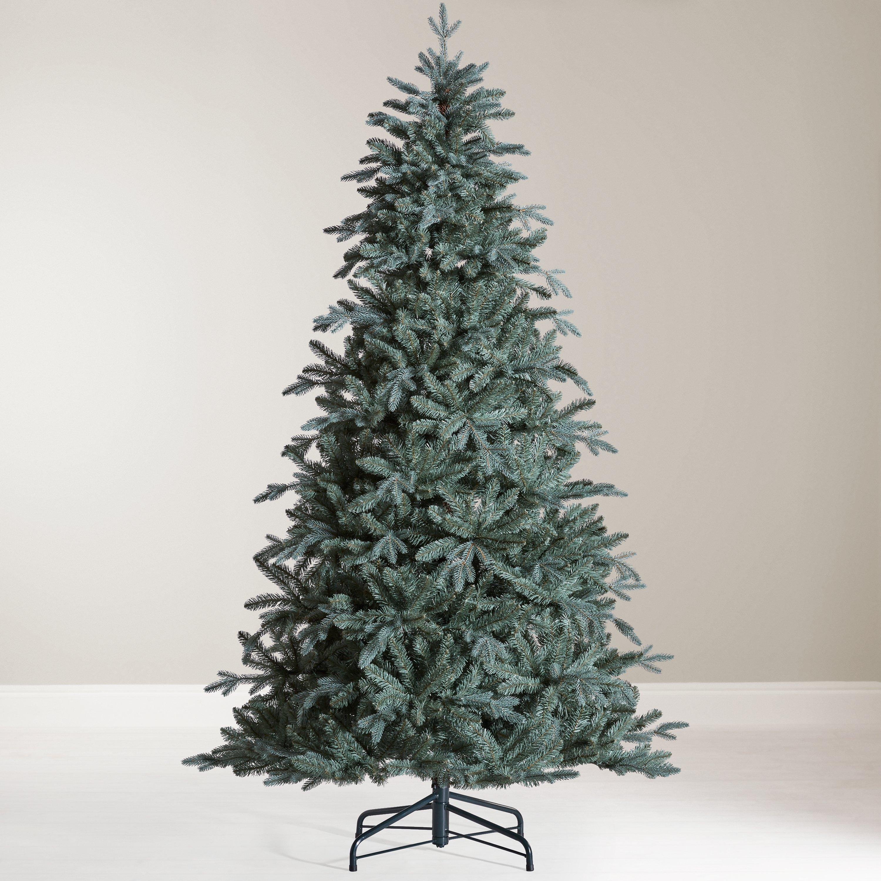 John Lewis & Partners Serbian Blue Spruce Unlit Christmas Tree, 7ft