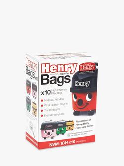Henry Hepa-Flo Vacuum Cleaner Filter Bags, Pack of 10 - view 2, 