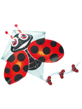 TKC Pop Up Ladybird Diamond Kite