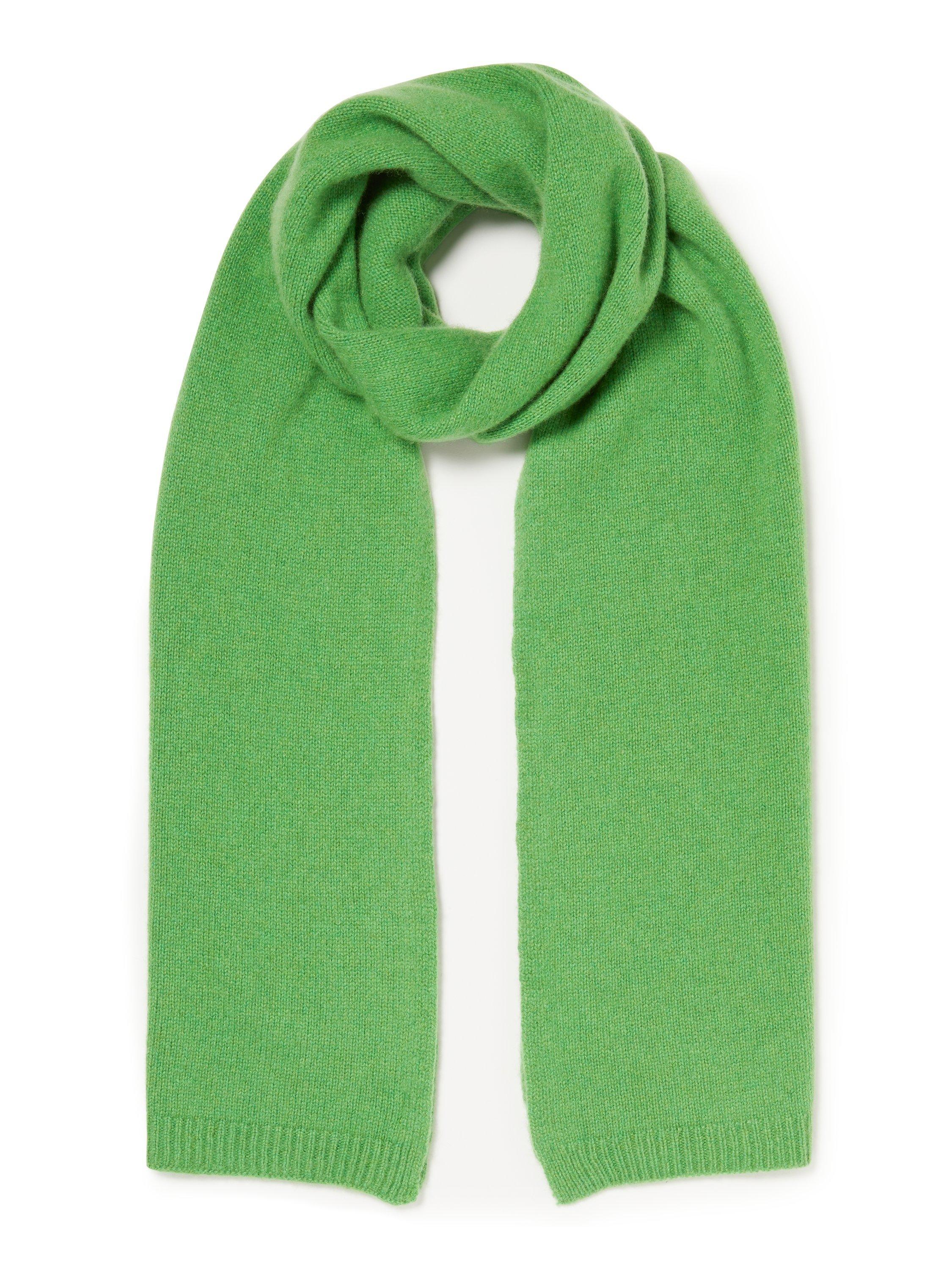 John Lewis & Partners Cashmere Scarf, Green