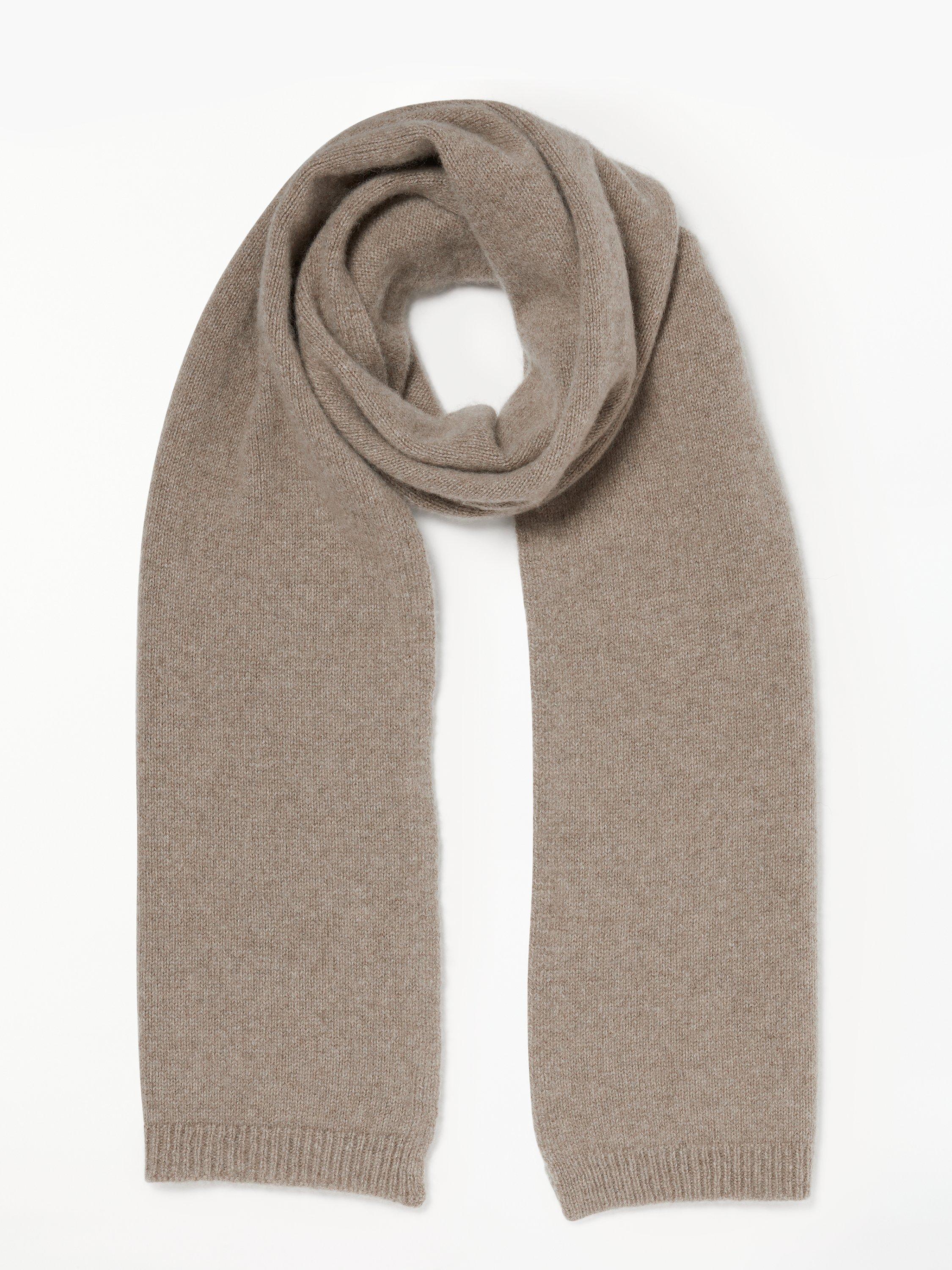 John Lewis & Partners Cashmere Scarf, Toast