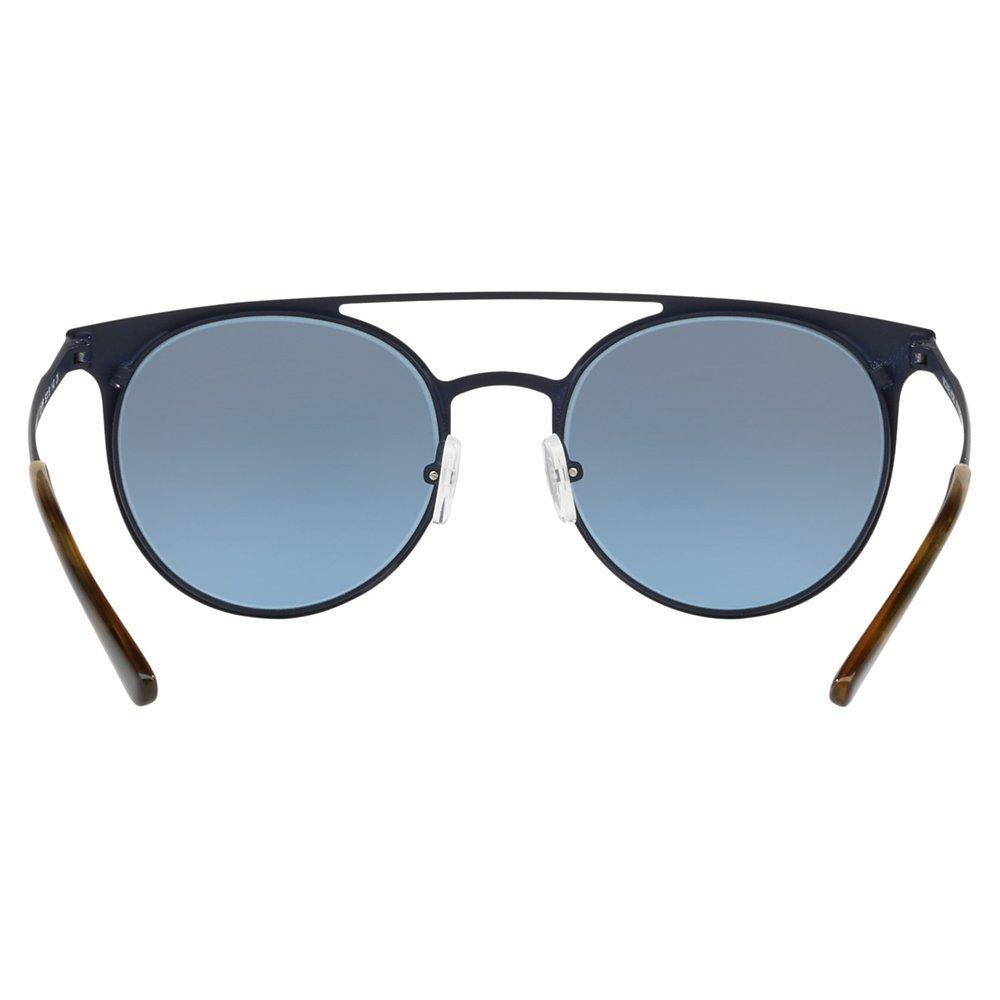 Product image 7 of 11, which shows Michael Kors MK1030 Women's Grayton Round Sunglasses, Matte Blue
