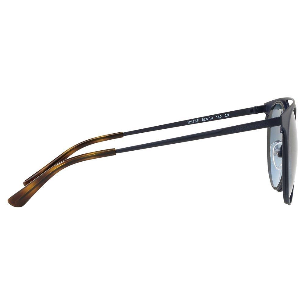 Product image 10 of 11, which shows Michael Kors MK1030 Women's Grayton Round Sunglasses, Matte Blue