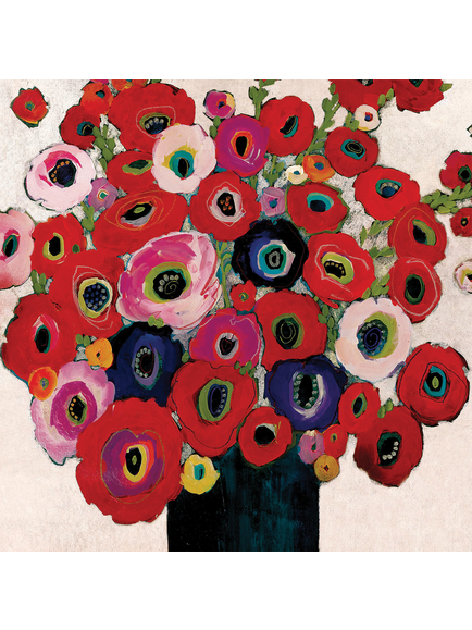 Woodmansterne Scarlet Beauty Birthday Card, 