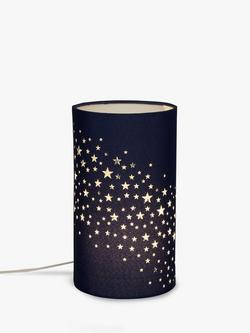 John Lewis Stardust Table Lamp, Navy