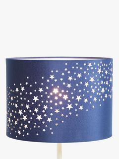 John Lewis Stardust Lampshade, Navy