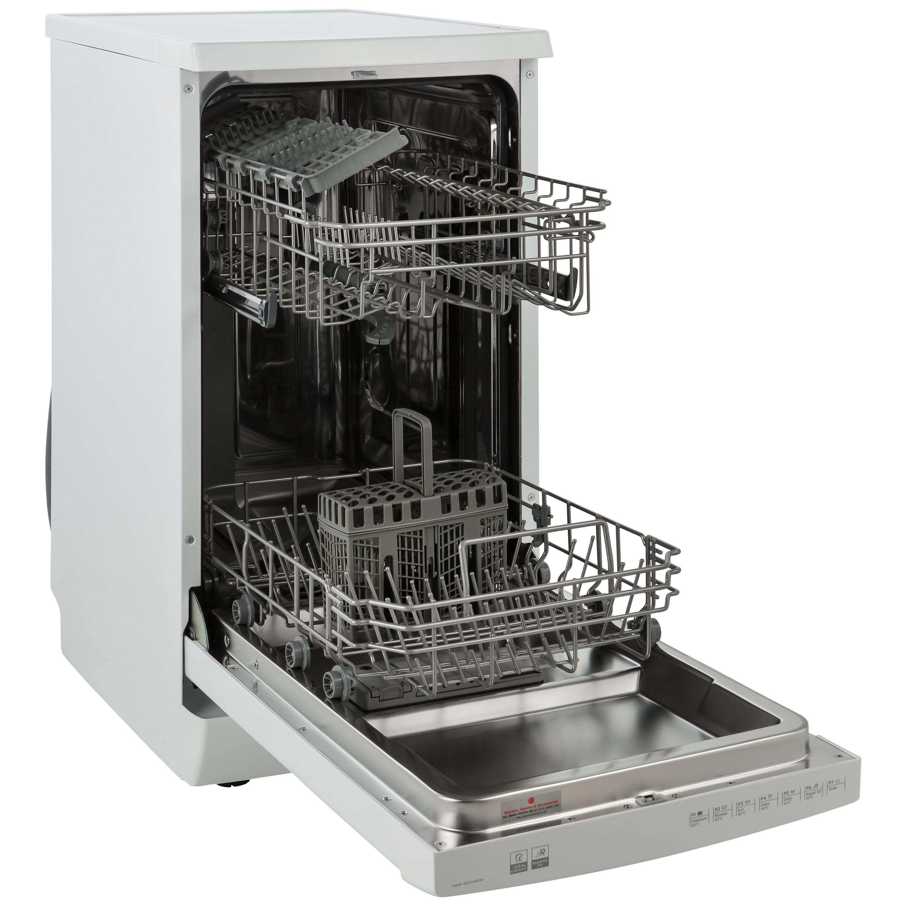 Hoover hdp2d1049w fashion slimline dishwasher