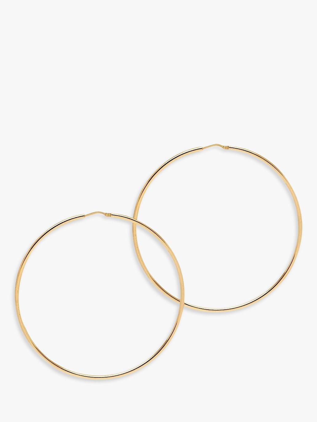 The Hoop Station La Chica Latina Large Hoop Earrings, Gold