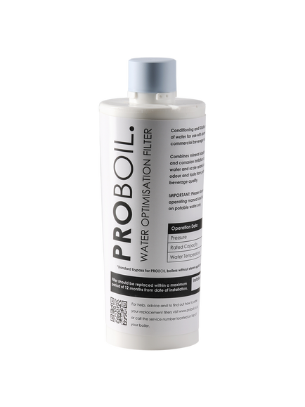 Abode 4-In-1 Proboil 3 Replacement Water Filter Cartridge, White