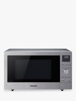 Panasonic NN-CD58JSBPQ Combination Microwave Oven, 27L, Stainless Steel, Stainless Steel