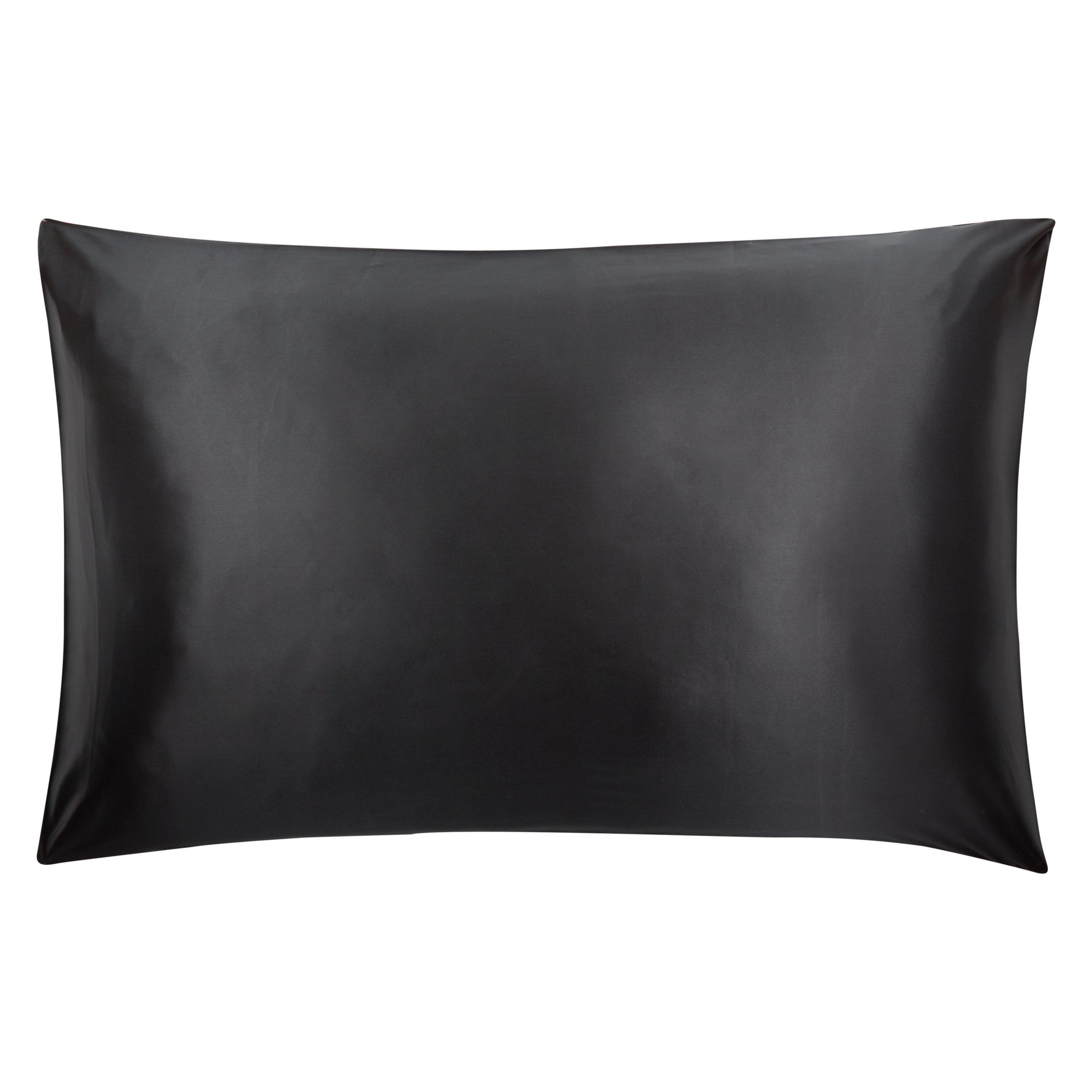 John Lewis The Ultimate Collection Silk Standard Pillowcase, Steel