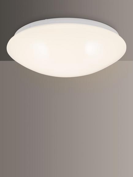 John Lewis Star Sparkle LED Flush Ceiling Light, White, White