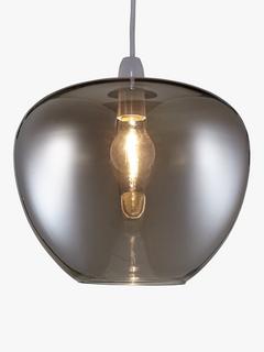 John Lewis Wren Easy-to-Fit Ceiling Shade, Smoke