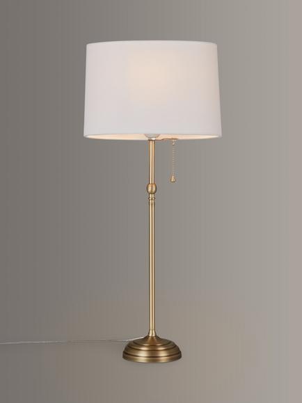 John Lewis Isabel Tall Table Lamp, Brass