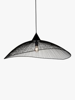 John Lewis Hiko Large Ceiling Light, Black