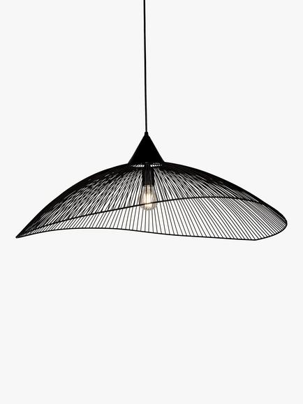 John Lewis Hiko Large Ceiling Light, Black