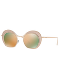 Giorgio Armani AR607347 Women's Round Sunglasses