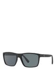 Polo Ralph Lauren PH4133 Men's Polarised Rectangular Sunglasses