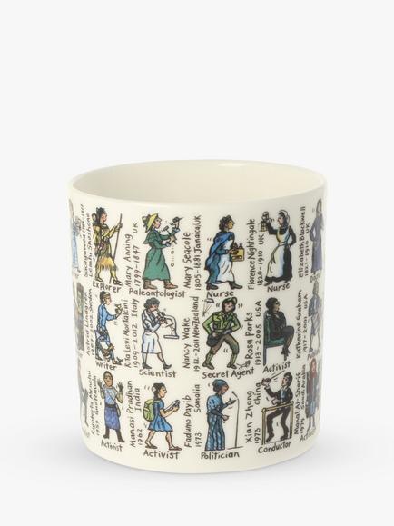 McLaggan Smith Picturemaps Women Who Changed The World Mug, 350ml - view 2, White