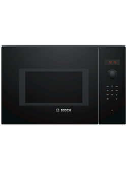 Bosch Series 4 BFL553MB0B Built-In Microwave, Black, Black