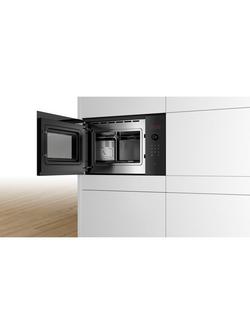 Bosch Series 4 BFL553MB0B Built-In Microwave, Black - view 2, Black