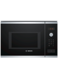 Bosch Series 4 BFL553MS0B Built-In Microwave, Stainless Steel/Black