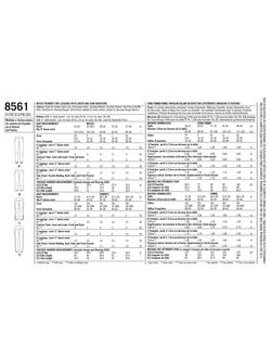 Simplicity Women's Leggings Sewing Pattern, 8561 - view 2, 