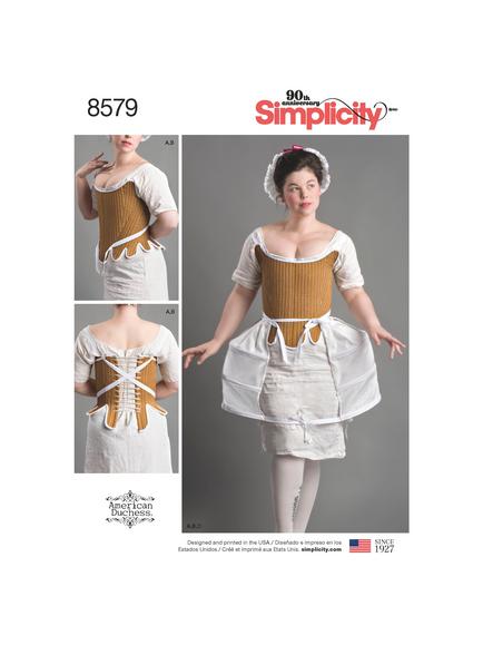 Simplicity Women's Costume Sewing Pattern, 8579, 