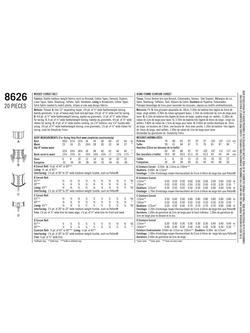 Simplicity Women's Corset Belt Sewing Pattern, 8626 - view 2, 