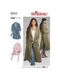 Simplicity Women's Trench Coat and Jacket Sewing Pattern, 8554