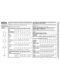 Simplicity Women's Trench Coat and Jacket Sewing Pattern, 8554 - view 2, 