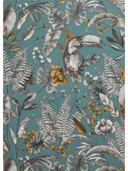 John Lewis Ipanema Heritage Paste the Wall Wallpaper, Blue