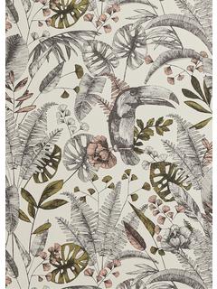 John Lewis Ipanema Heritage Paste the Wall Wallpaper, Plaster Pink