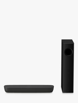 Panasonic SC-HTB258 Bluetooth Soundbar with Wireless Subwoofer, Black