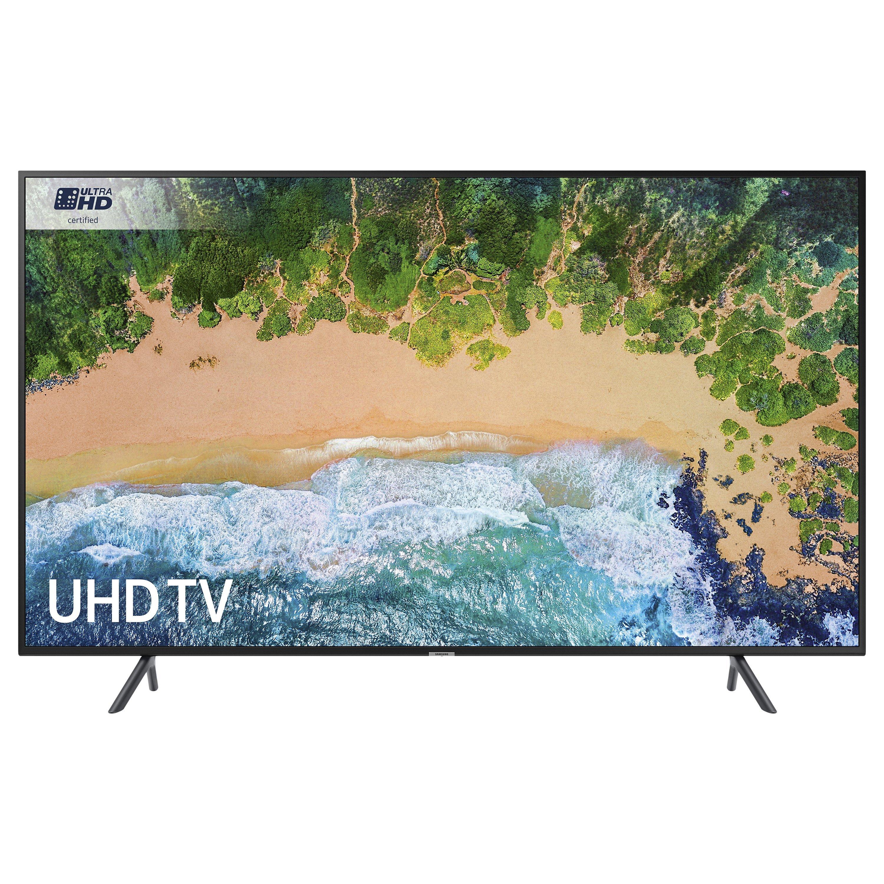 Samsung UE49NU7100 HDR 4K Ultra HD Smart TV, 49" with TVPlus & 360 Design, Ultra HD Certified, Black